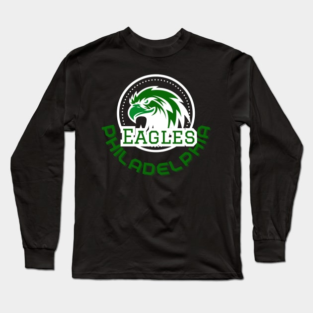 Philadelphia Eagles Long Sleeve T-Shirt by Whisky1111